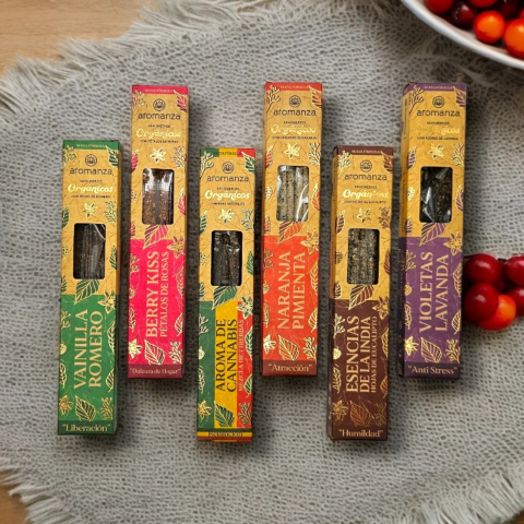 Foto de SAHUMERIOS ORGANICOS x6 un. AROMANZA