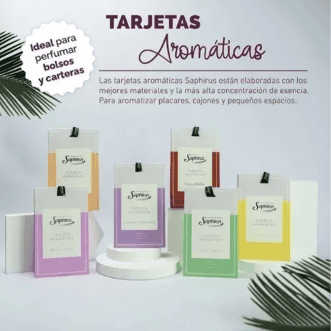 Foto de TARJETA AROMATICA SAPHIRUS