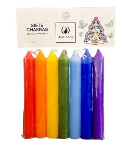 Foto de VELAS 7 CHAKRAS PARAFINA