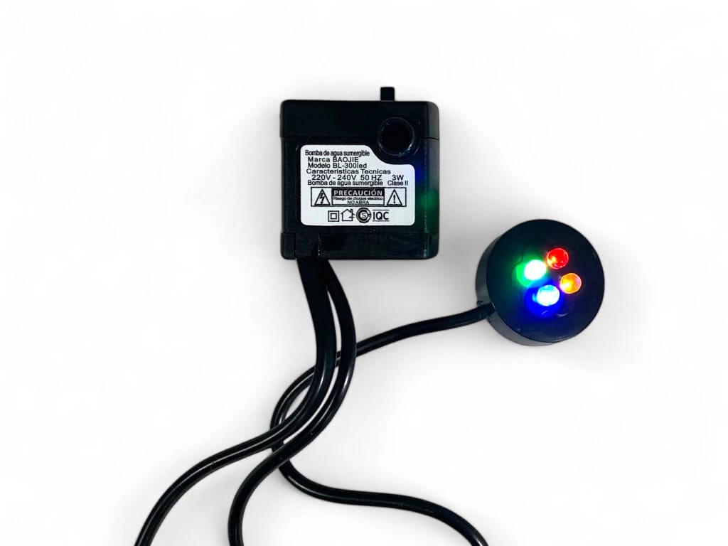 Foto de MOTOR 3W CON LED PARA FUENTE DE AGUA