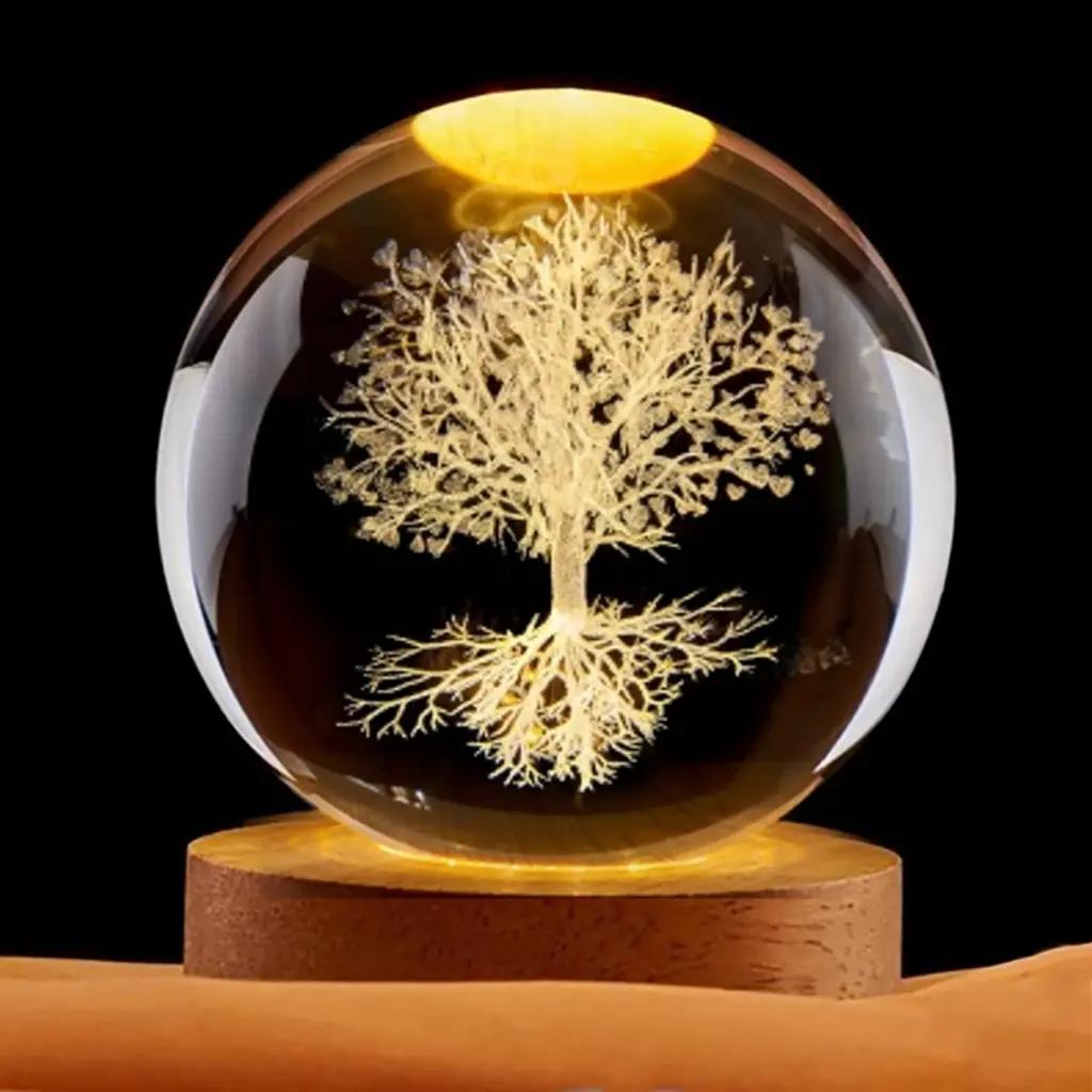 Foto de LAMPARA ESFERA ARBOL DE LA VIDA 6 CM.
