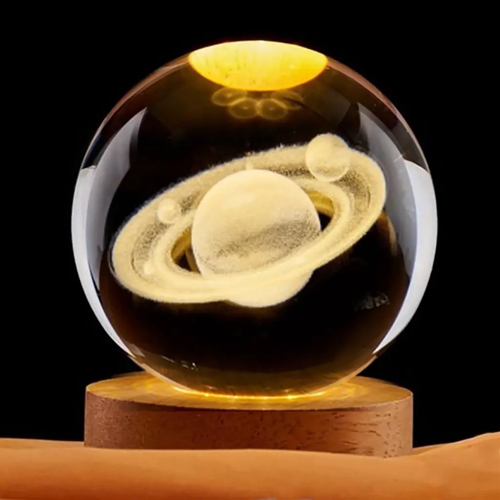 Foto de LAMPARA ESFERA SATURNO 8 CM.