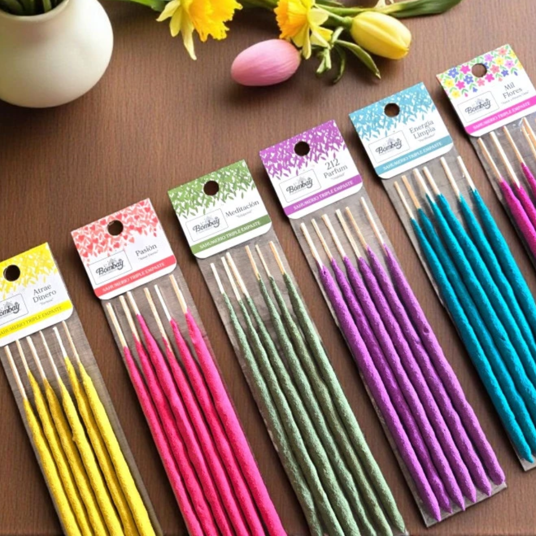 Foto de SAHUMERIO TRIPLE EMPASTE BOMBAY X6