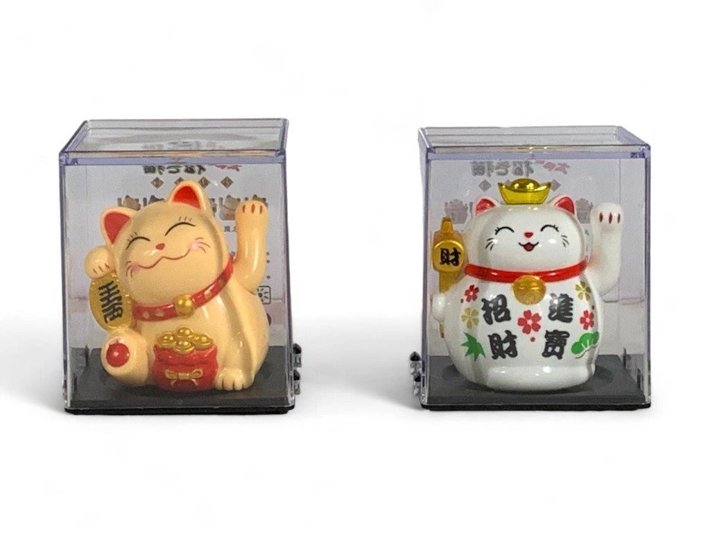 Foto de GATO ATRAE CLIENTE MINI CAJA DE CRISTAL