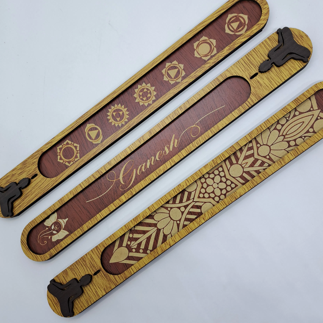 Foto de PORTA SAHUMERIO SKI GRABADO FINO