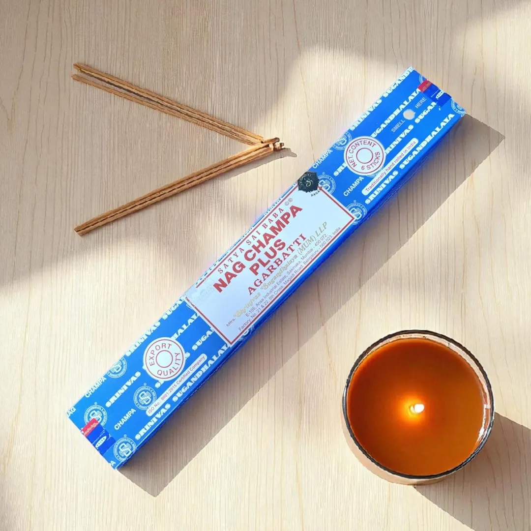 Foto de SAHUMERIOS SATYA NAG CHAMPA PLUS 25 CM.