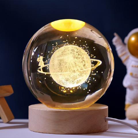 Foto de LAMPARA ESFERA DE VIDRIO PRINCIPITO 8 CM.