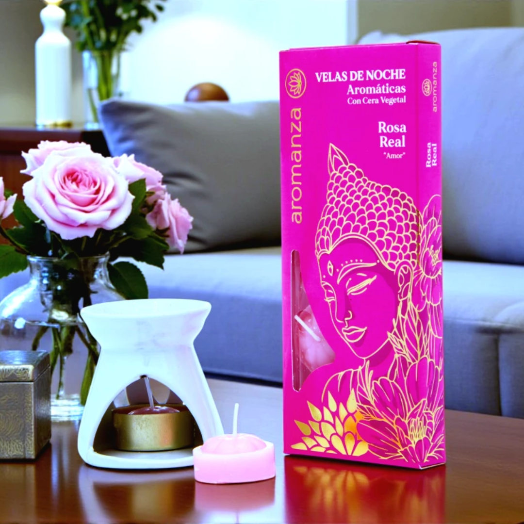 Foto de VELAS AROMANZA DE NOCHE AROMATICAS X10