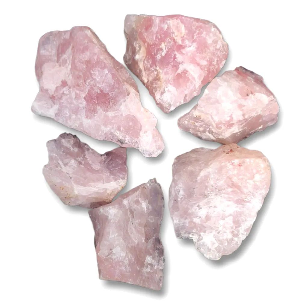 Foto de PIEDRA CUARZO ROSA EN BRUTO