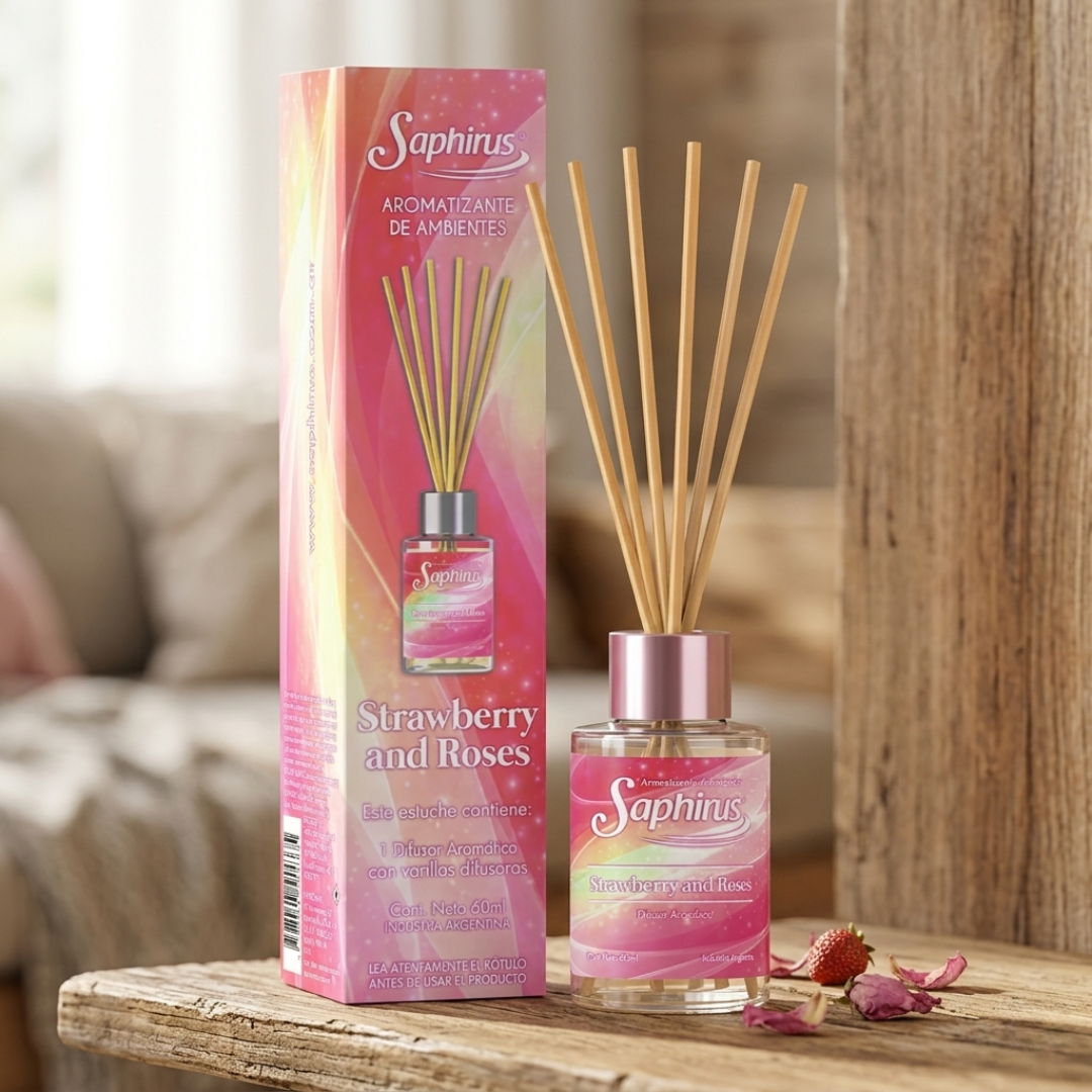 Foto de DIFUSOR AROMATICO SAPHIRUS 60ML.