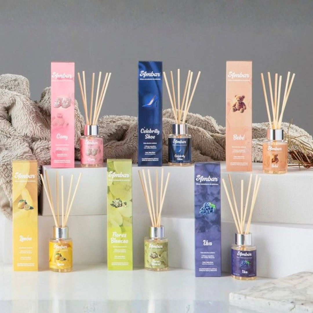 Foto de DIFUSOR AROMATICO AMBAR 60ML.