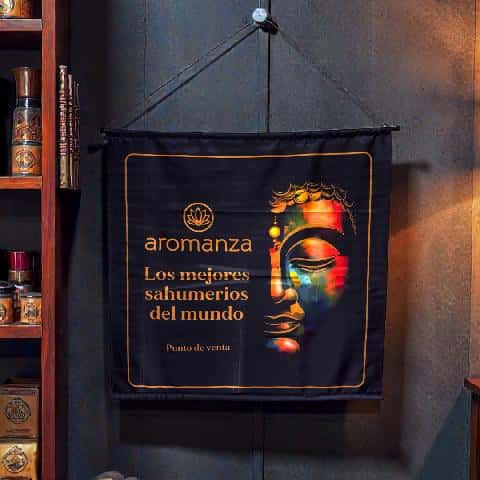 Foto de BANDERA AROMANZA 80X80 CM.