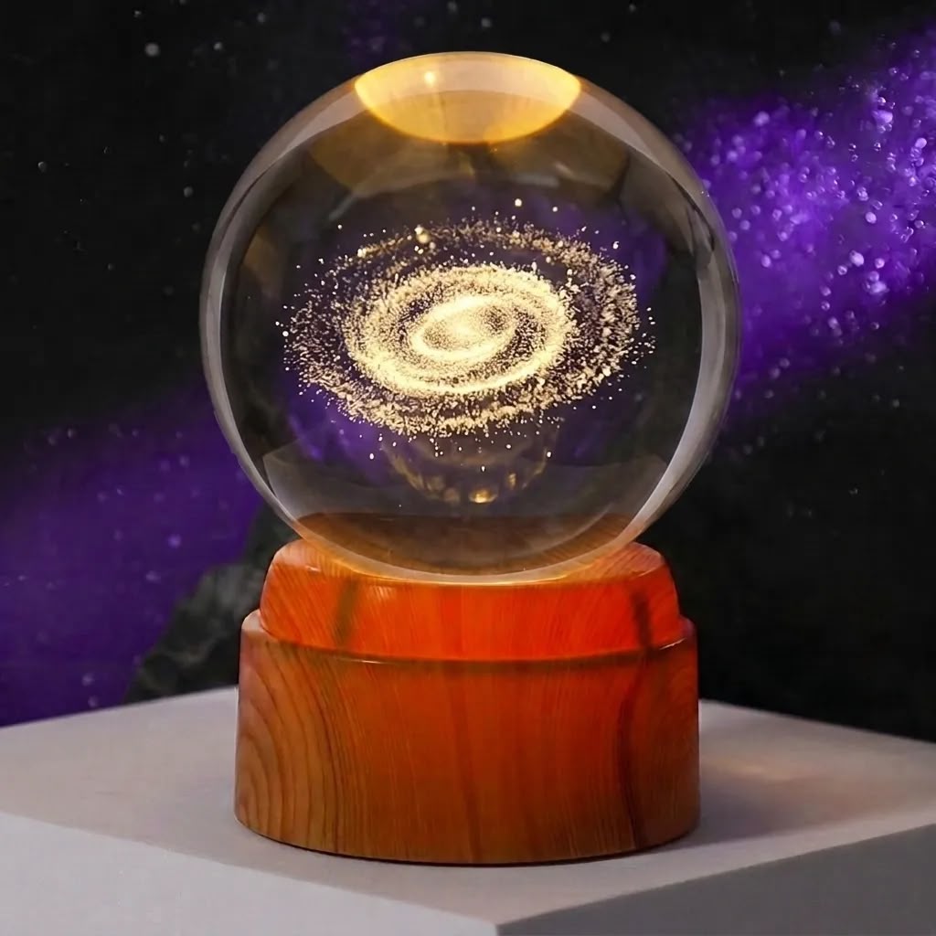 Foto de LAMPARA GIRATORIA GALAXIA 8CM.