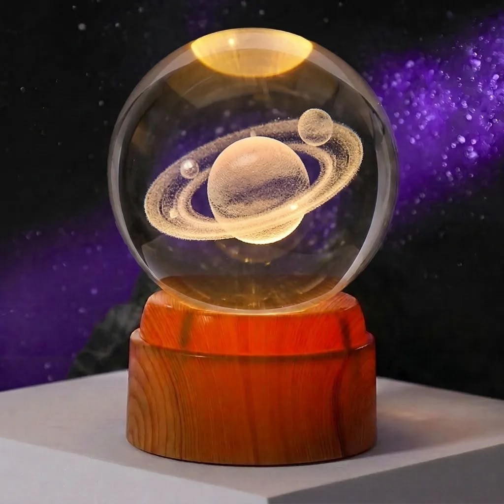 Foto de LAMPARA GIRATORIA SATURNO 8CM.
