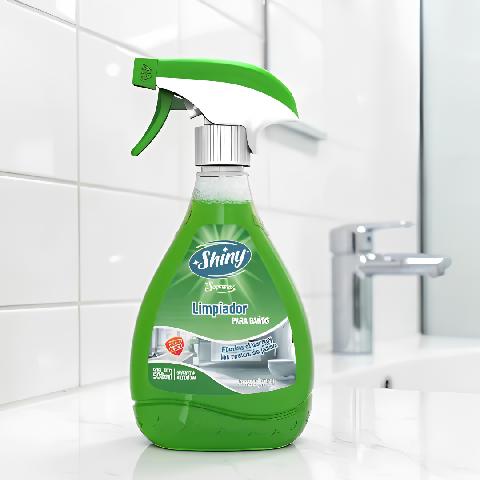 Foto de LIMPIADOR PARA BAÑO SHINY 500ML.