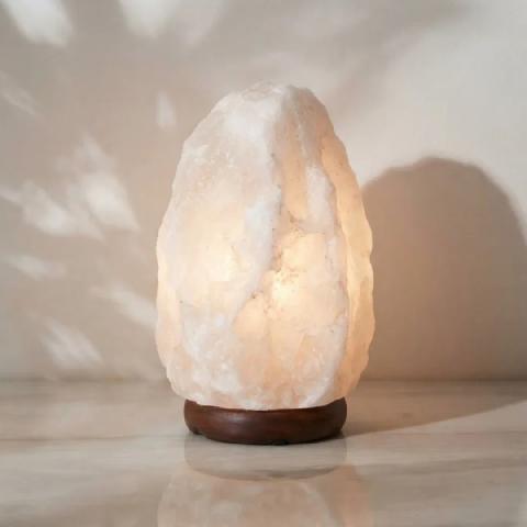 Foto de LAMPARA DE SAL PIEDRA HIMALAYA BLANCA